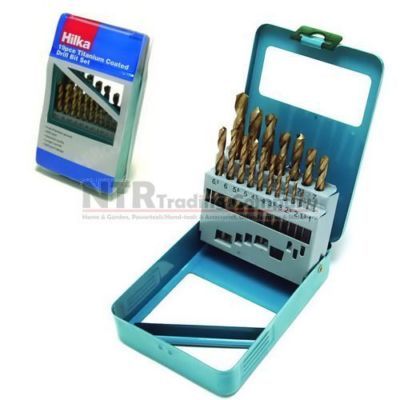 Hilka procraft 19PC 1-10 mm titanium drill bit bits set