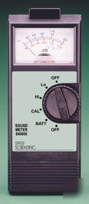 Sound level meter - analog by sper scientific - 840005