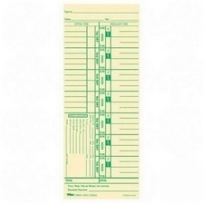 Tops weekly time card, w/similsr items K9