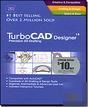 Turbo cad remodeling design drafting software autocad