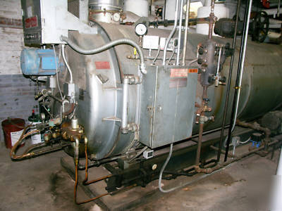 Cleaver brooks CB100-100 oil firetube steam boiler