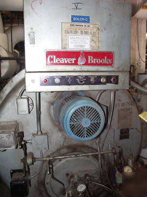 Cleaver brooks CB100-100 oil firetube steam boiler
