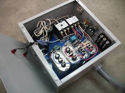 Elimia rotary phase converter 7.5 hp with remote start
