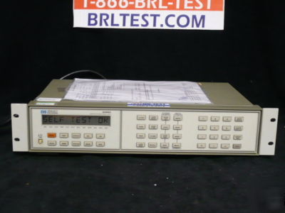 Hp 3488A switch/control unit w/ hp 44473A