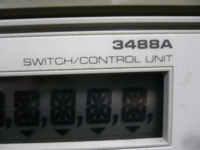 Hp 3488A switch/control unit w/ hp 44473A