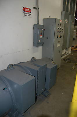 Kato 120HP motor generator output 50HZ 50 cycle 380VOLT