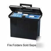 New esselte pendaflex portable file box black 41742 w/w