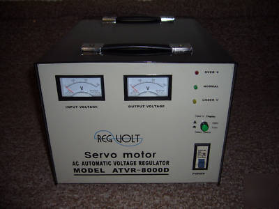 New regvolt model atvr-8000D voltage regulator - 