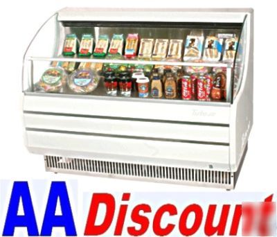 New turbo air open display merchandiser tom-50S white