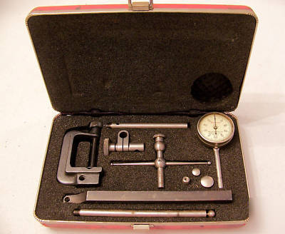 Starrett universal dial test jeweled indicator case 196