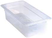 New translucent half size food pan drain shelf