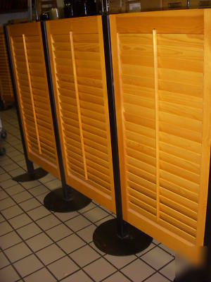 Colonial shutters decorative accent screens or dividers