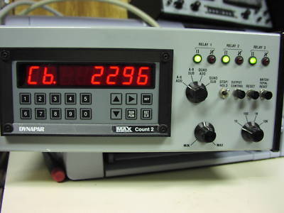 Dynapar count simulator max COUNT2 3 presets,batch,tot 