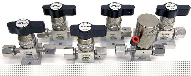 Lot 6 aptech gas shut-off bellows valve AP3550S AP3625S
