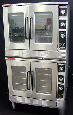 Market forge commercial double convection oven electric
