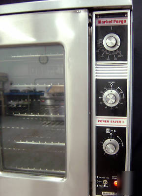 Market forge commercial double convection oven electric