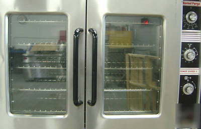 Market forge commercial double convection oven electric
