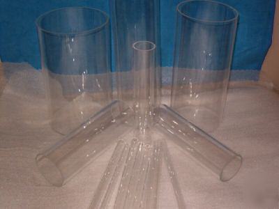 Round acrylic tubes 2-1/4 x 1-3/4 (1/4WALL) 6FT 3PC