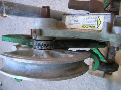 Greenlee 1818 ridgid emt imc conduit bender offset vgc 