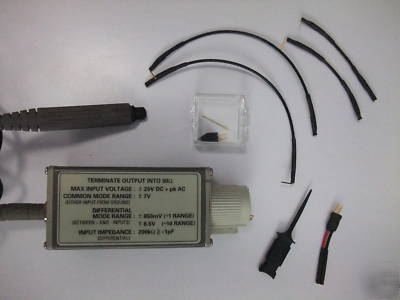Tektronix P6247 1GHZ differential probe accessores