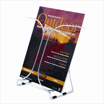 Wire docuholder, 1 pocket, 9 3/4X5 .5X9 3/4, chrome