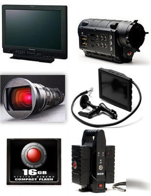 Red one camera package rental arri cinema digital cooke