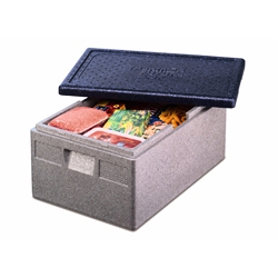 Insulated transportation box for hot & cold foods