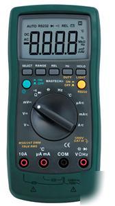 Mastech pc RS232 interface true rms digital multimeter