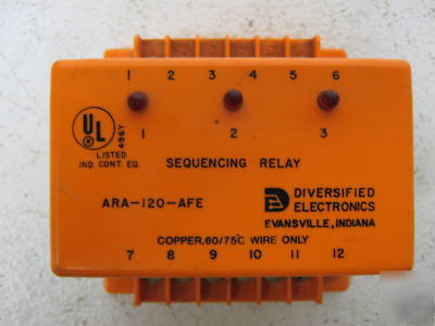 Diversified electronics ara-120-afe triplex alternator