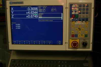 New bridgeport mill cnc centroid 3 axis control