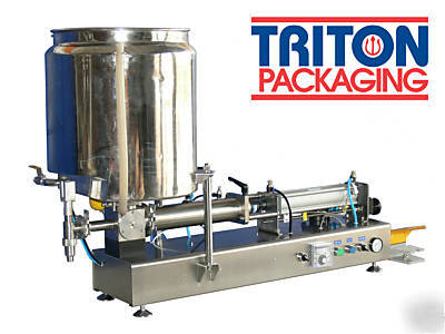 New piston filler w/ heated hopper ( 1000ML ) fp-1000DH