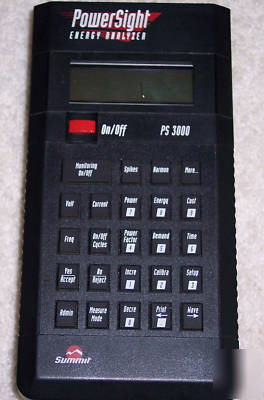 PS3000 powersight voltage current power factor analyzer