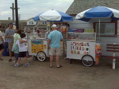 Pushcart sandwich & cold beverage electric & cold plate