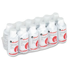 UNV75401 correction fluid, .68 fluid oz. bottle, white,