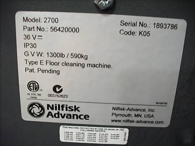  ride on advance whirlamatic 27