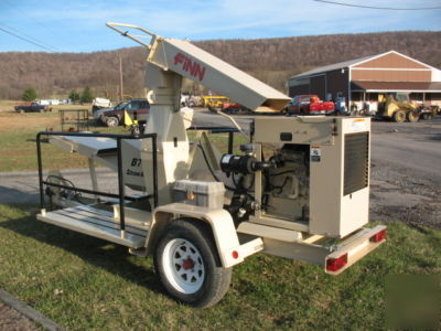 2006 finn B70 straw blower strawblower trailer kubota 