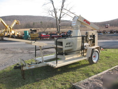 2006 finn B70 straw blower strawblower trailer kubota 