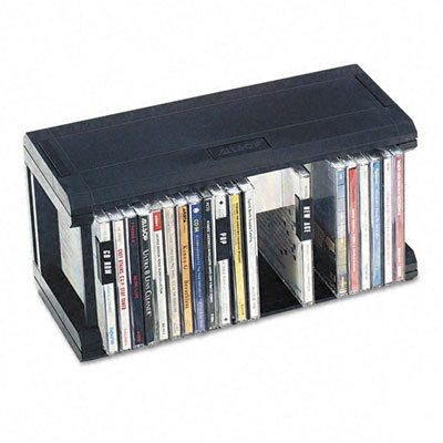 Cd organizer holds 25 discs, 11-3/4 x 6 x 5-1/4