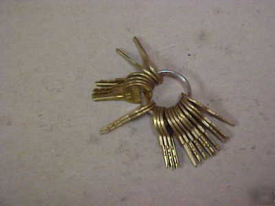 Key set for detex , don't pay $35-$40 locksmith,maint. 