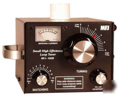 Mfj-935B loop tuner, 3.5-30MHZ, 150W, w/current meter