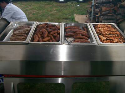 Pig out roaster - rotisserie, bbq, smoker, steam table 