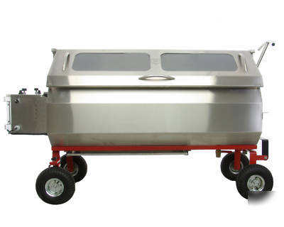 Pig out roaster - rotisserie, bbq, smoker, steam table 