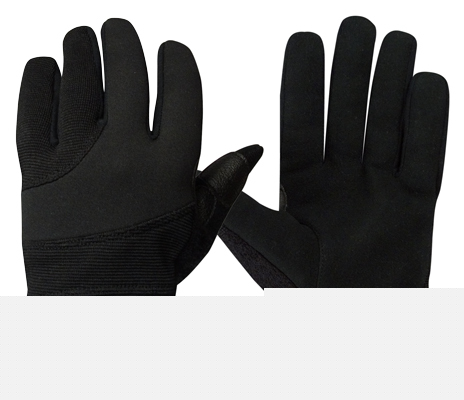 Rothco police duty street shield search gloves - black