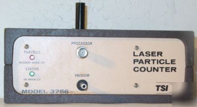 Tsi 375600 3756 laser opc optical particle counter