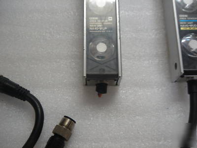 Sunx area sensor lot of 6 NA40-mup and NA40-mud used