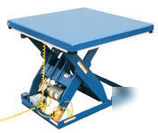 Scissor lift table, 2-tons, 30