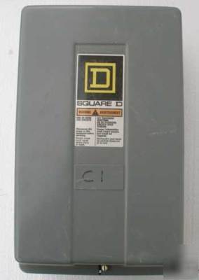 Square d 8903-SPG2 3P 60A lighting contactor N1, used