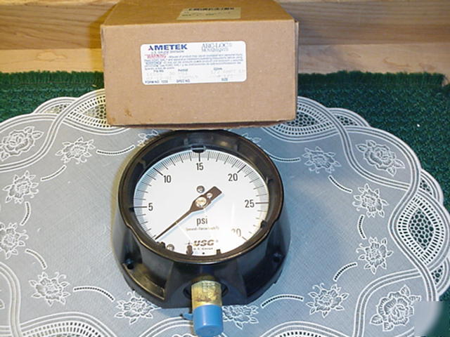 Ametek 1X595 pressure 30 psi gauge 4 1/2 inch 