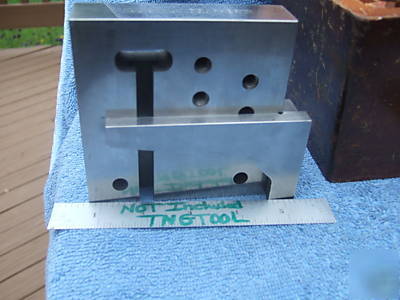 Angle plate with vee clamp case lassy #15 hi-precision 