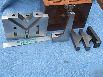 Angle plate with vee clamp case lassy #15 hi-precision 